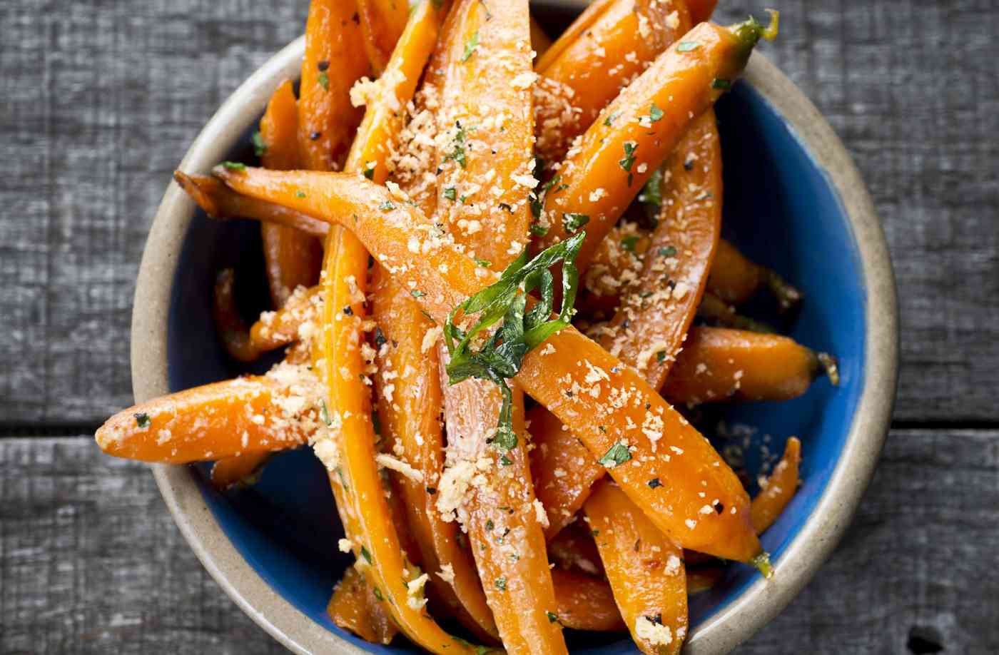 Parmesan and Honey Carrots