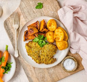 Lenard's Herb & Garlic Chicken Schnitzel - Low Res