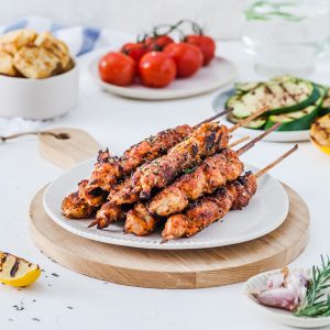 Lenard's Garlic, Lemon & Rosemary Chicken Kebabs