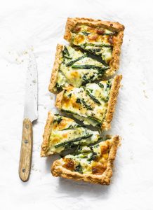 Asparagus & Cheese Tart