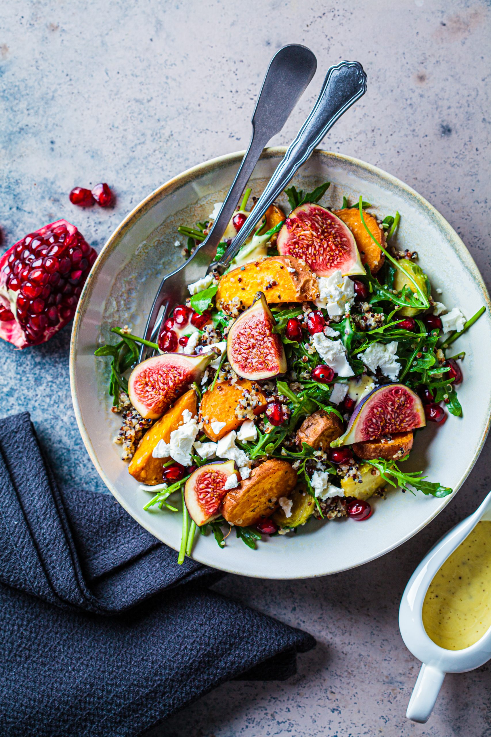 Sweet Potato, Pomegranate & Pistachio Dukkha Salad