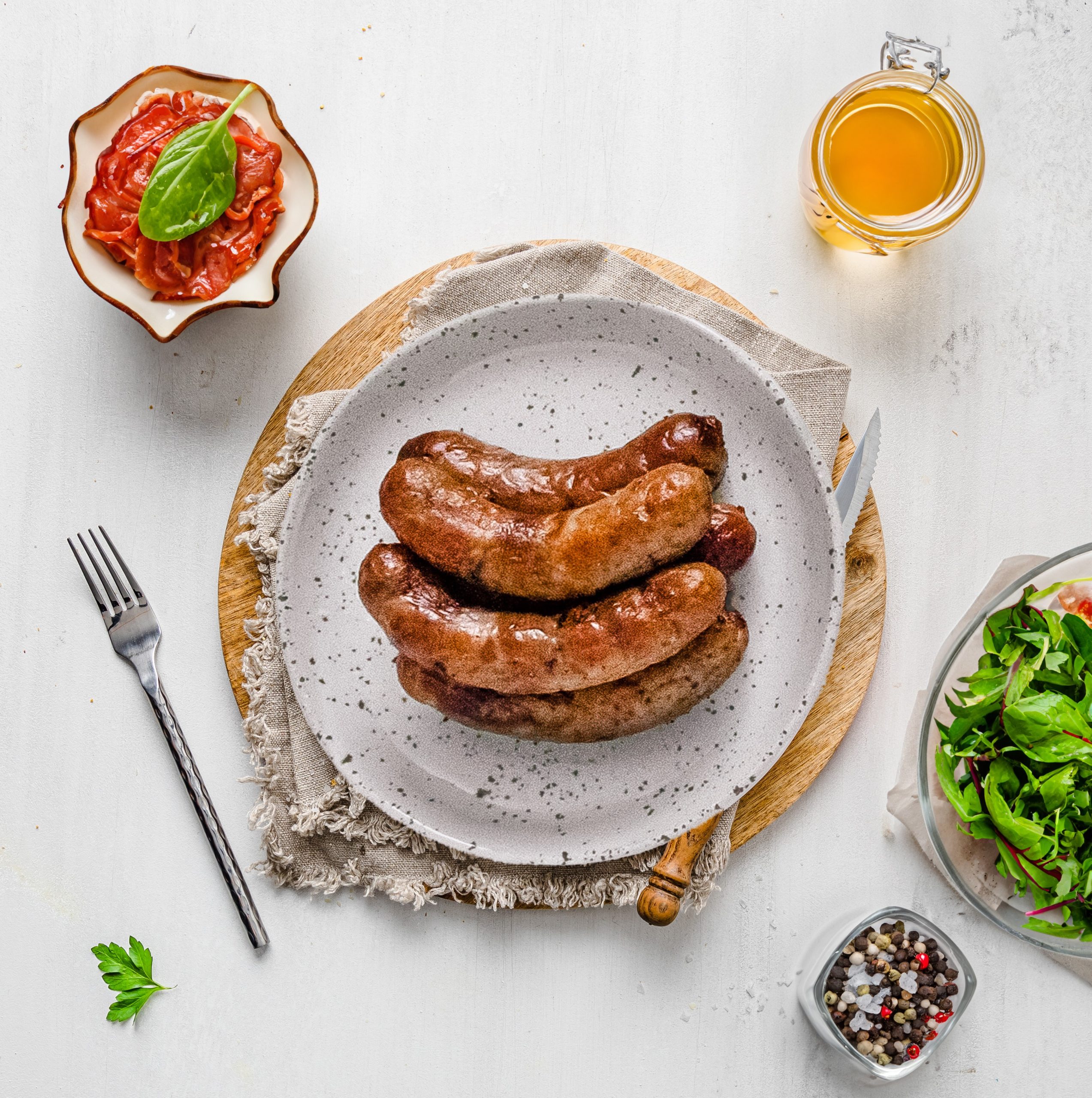 maple bbq chicken sausages