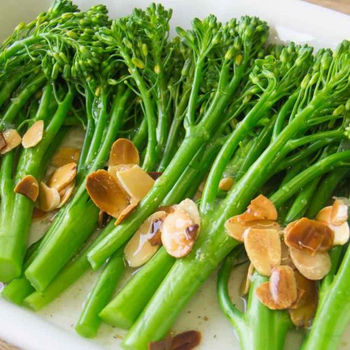 Broccolini with Slivered Almonds