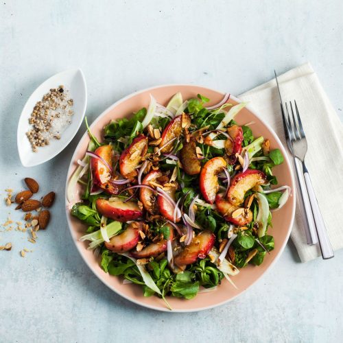 Peach & Baby Rocket Salad